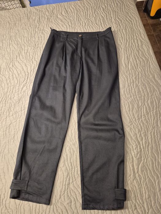 Czarne spodnie damskie bonprix 44 jak nowe