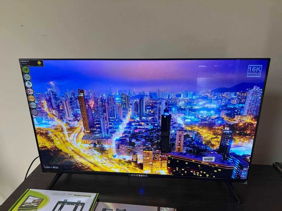 РОЗПРОДАЖ! Телевізор Samsung Smart 32" LED, WIFI, 4К-HD, Android 14