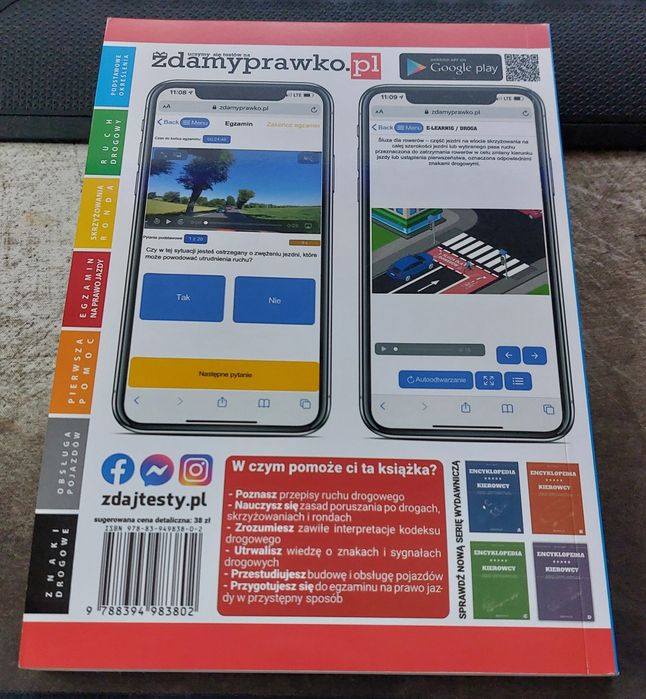 Książka kurs prawojazdy testy Kat.B A T egz.Praktyczny
