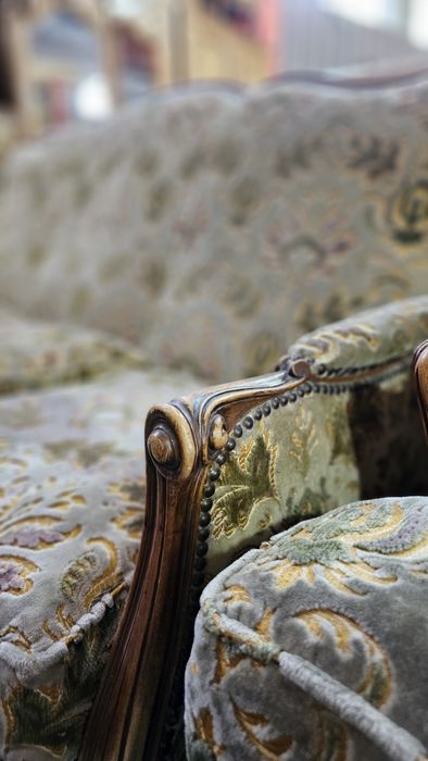 Kanapa sofka w stylu ludwikowskim  Ludwik #94 *WYPRZEDAŻ*  Stylowy Węg