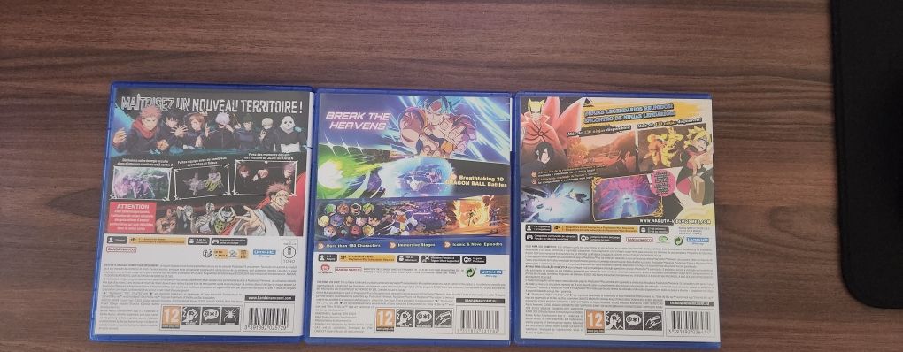 Unidade disco ps5 + Naruto  Dragon ball Jujutsu kaisen