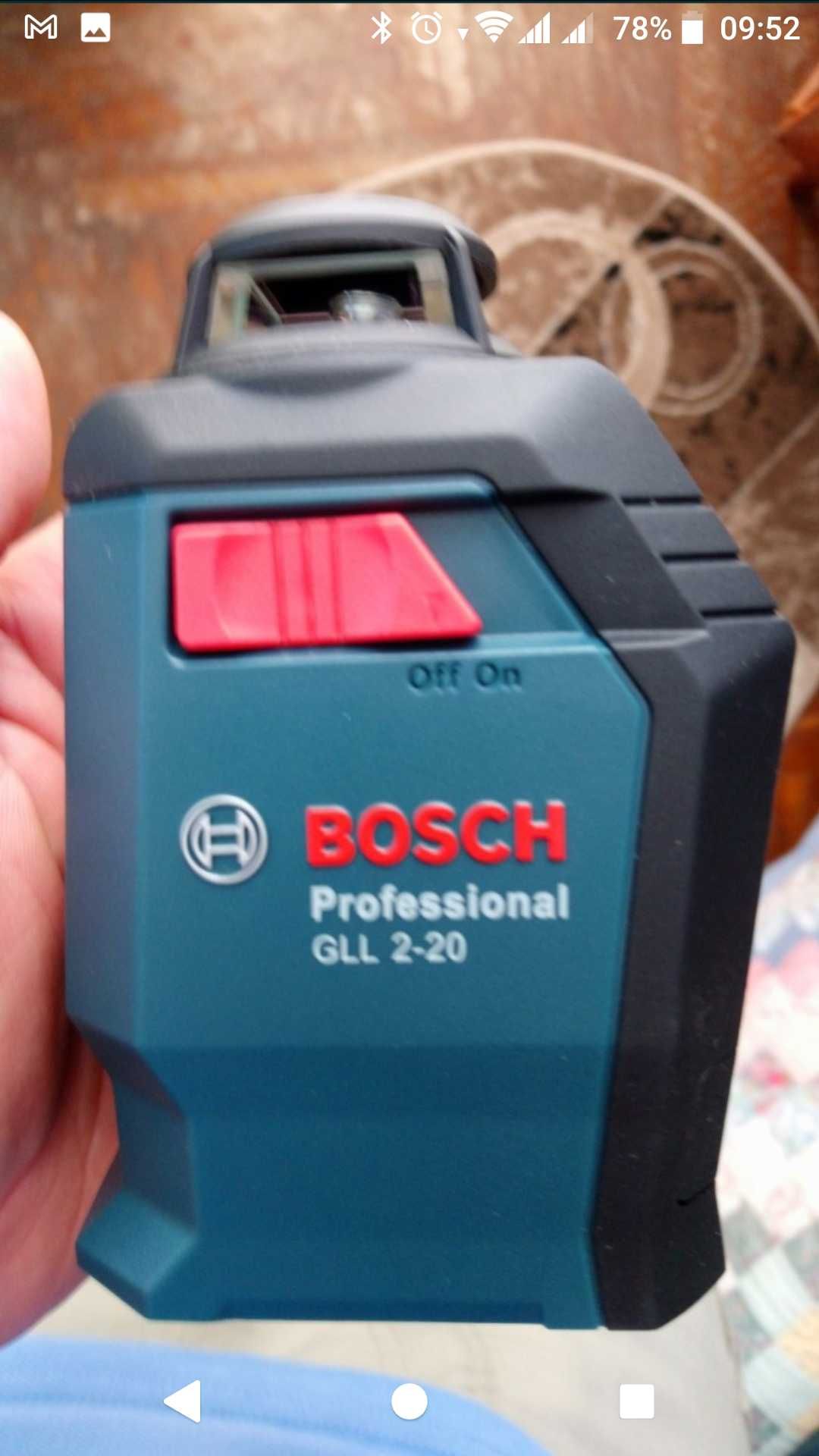 Лазерный уровень нивелир BOSCH GLL 2-20 Professional