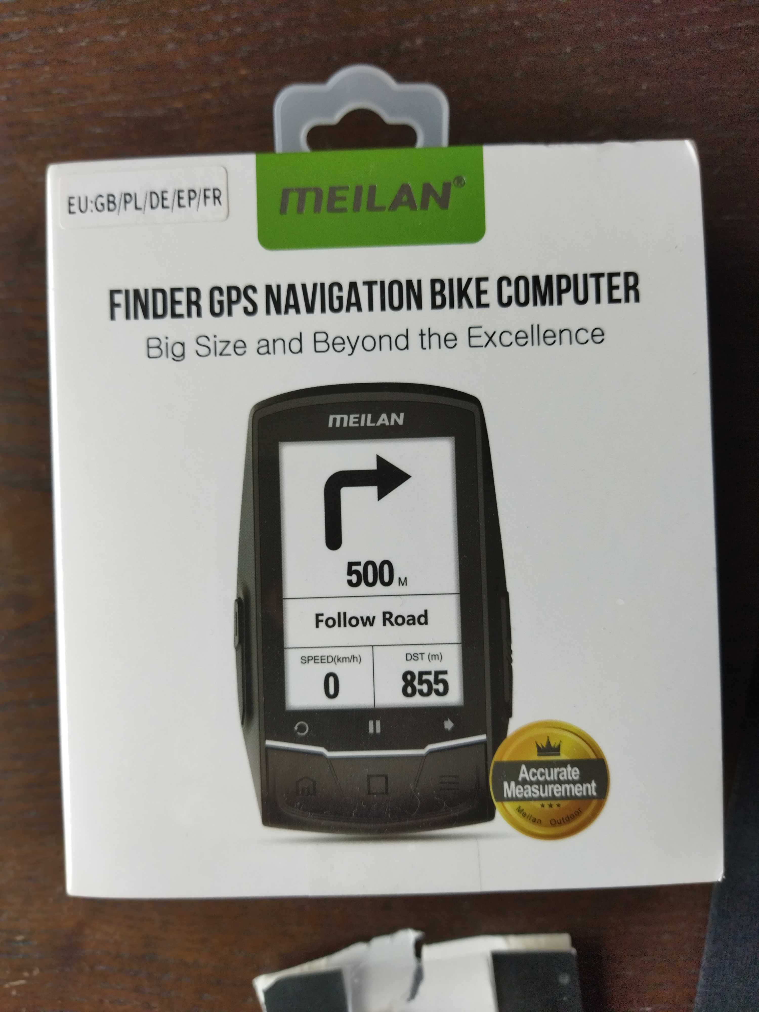 Licznik rowerowy  Meilan M1 Finder - nowy w folii+pulsometr. Gwarancja