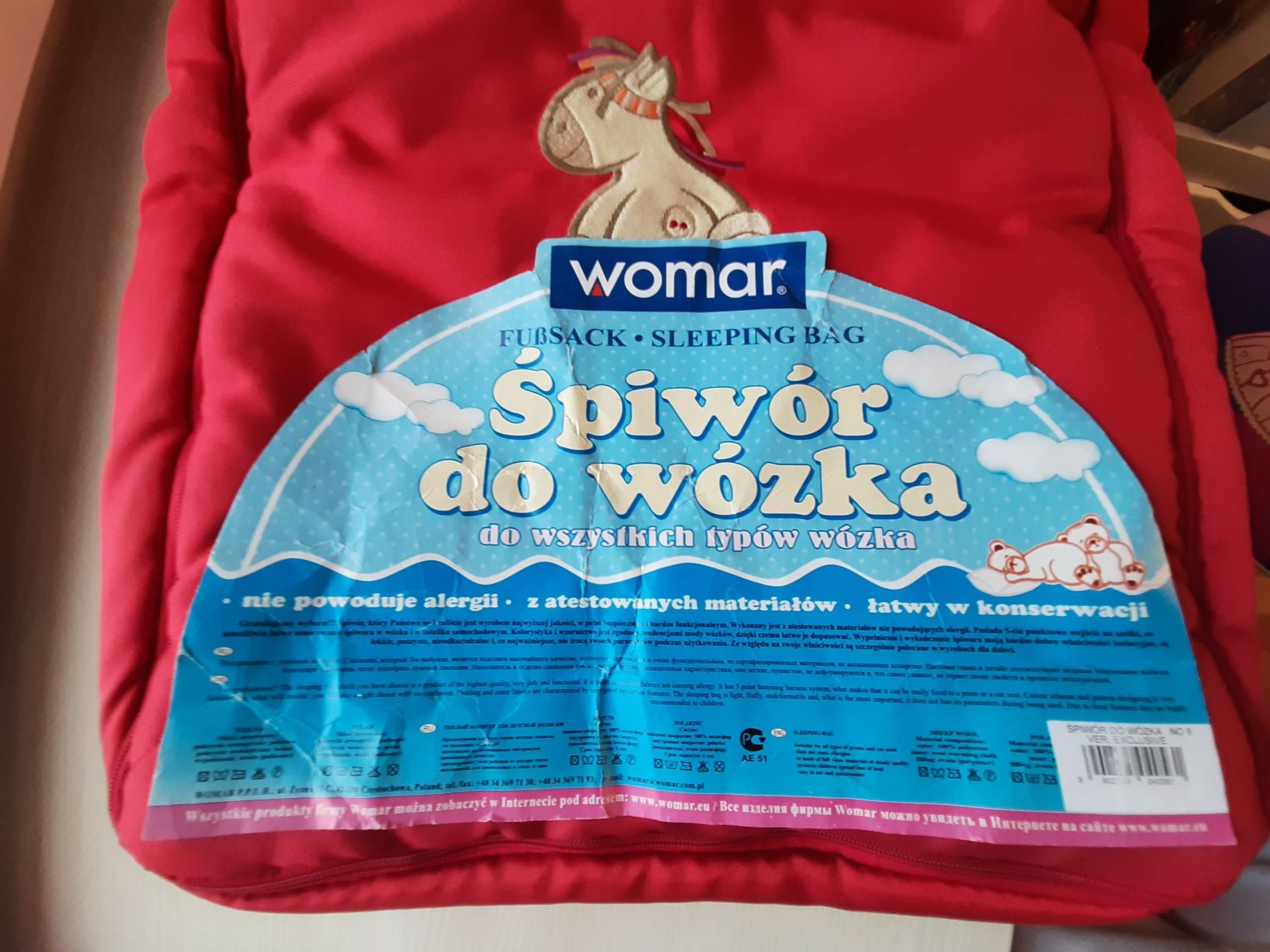 Зимний конверт чехол Womar Польша