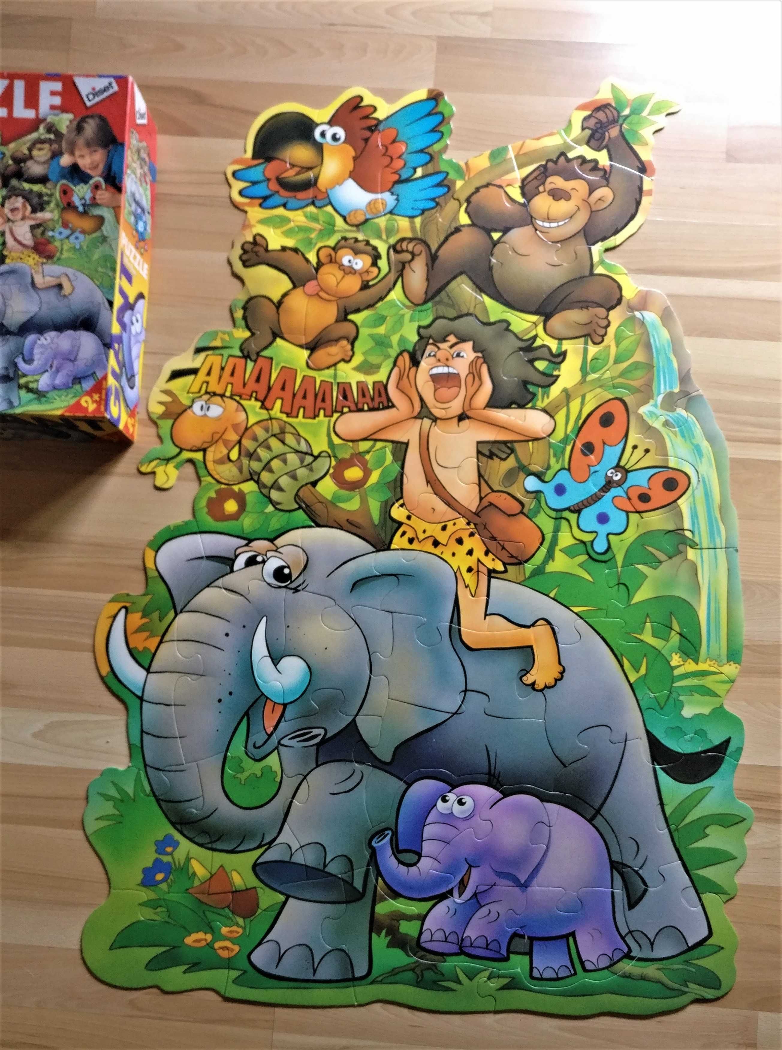 Puzzle gigante a selva da diset