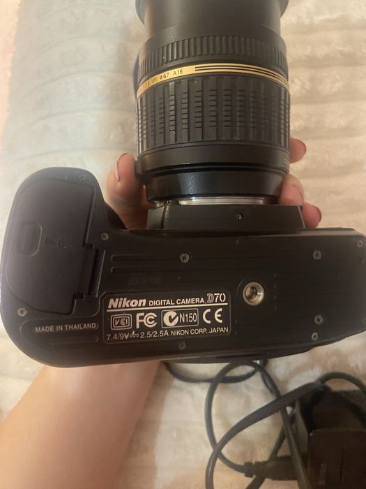 nikon d70+ obiektyw tamron xr di ii sp 17-50mm