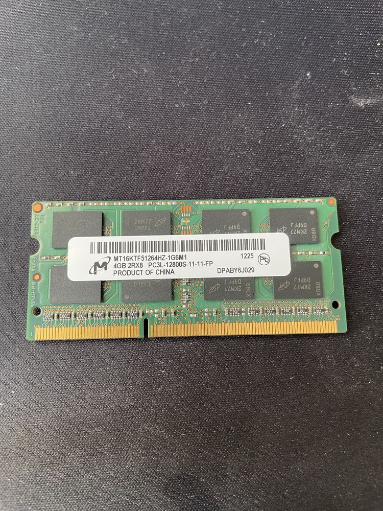 Оперативна памʼять Micron DDR3L 4gb