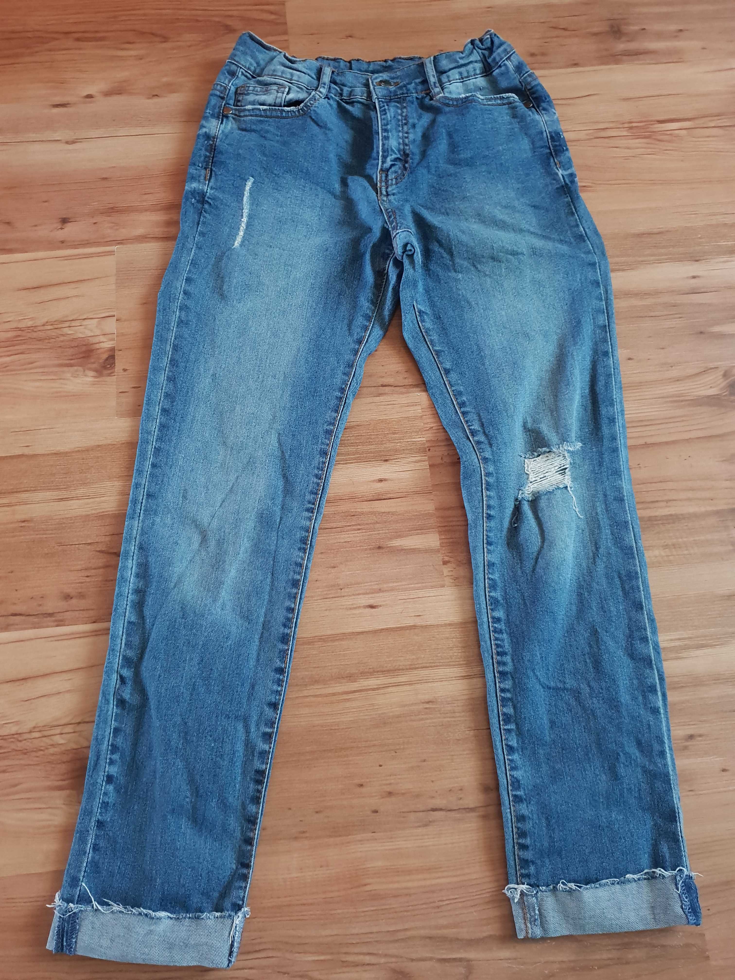 Spodnie jeansowe chłopięce jeansy