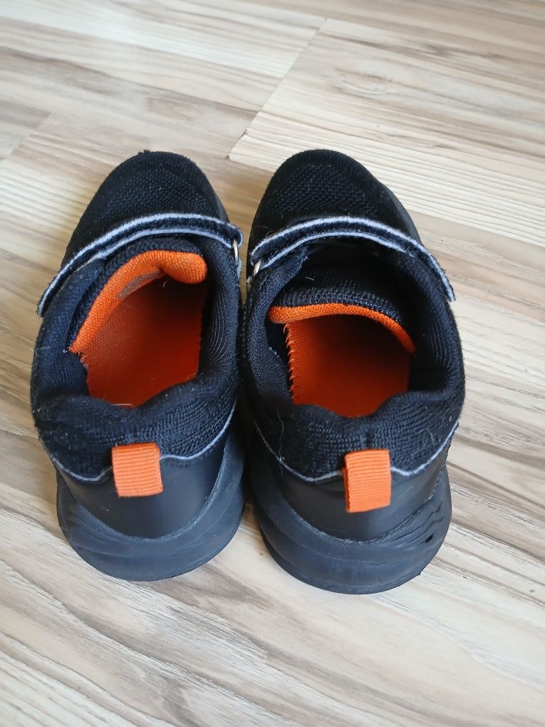 Czarne adidas buty sportowe na rzepy Sprandi siateczka 30