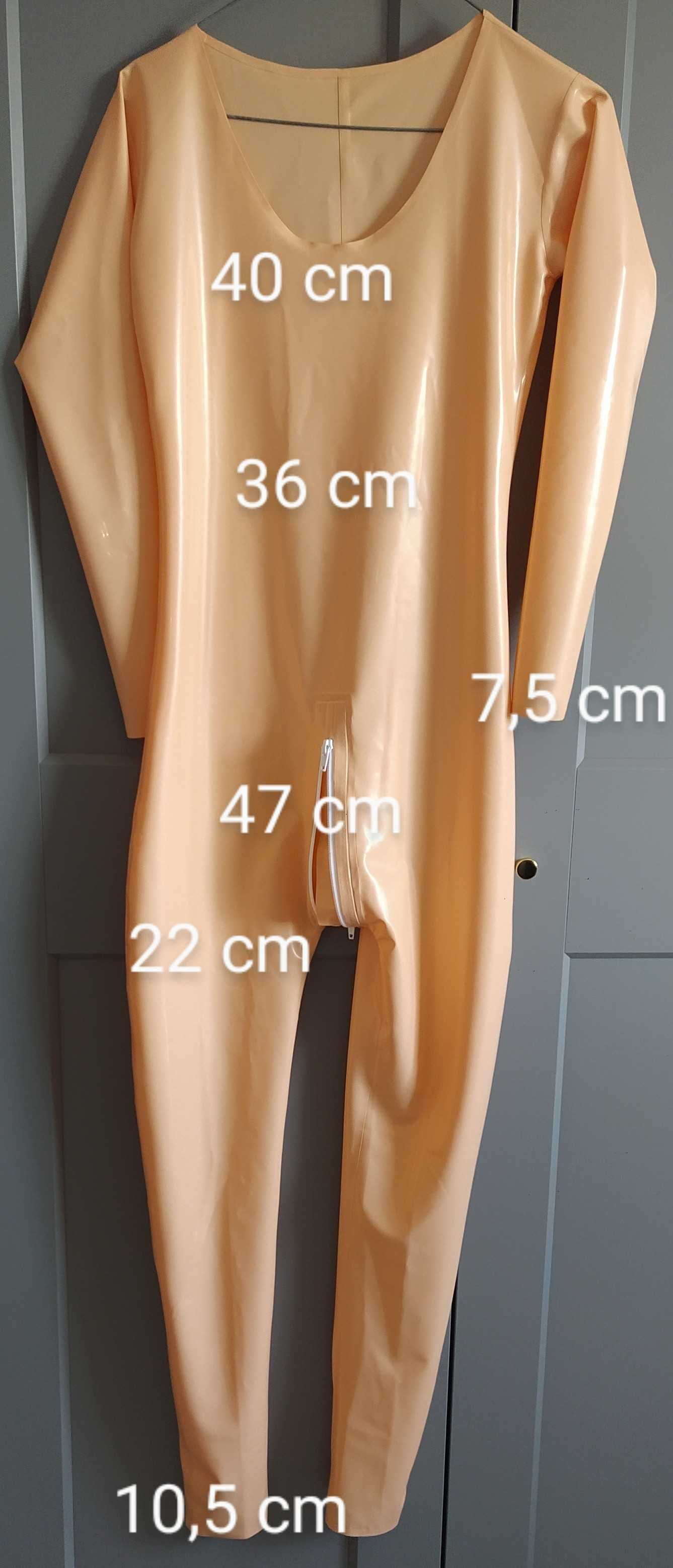 Kombinezon latex lateksowy obcisły