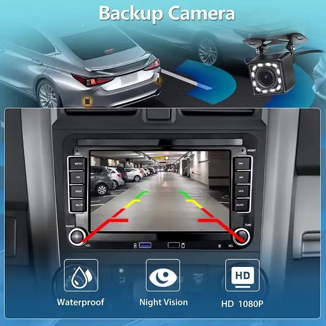 Radio android 2din 2/32GB Carplay WiFi Volkswagen Seat Skoda NOVO