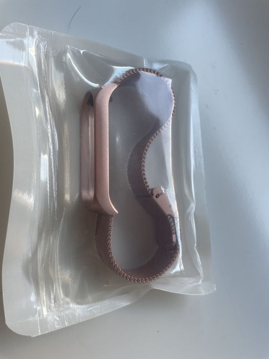 Pulseira metálica Rosa Gold para Xiaomi Mi Band 3 / 4