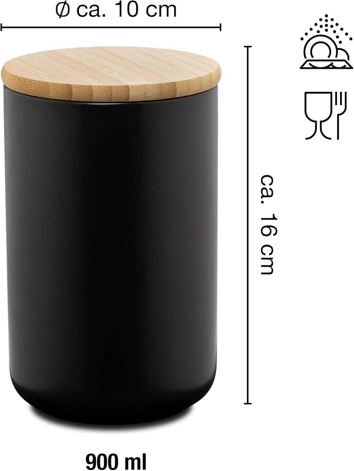 Pojemnik na żywność ceramiczny / organizer / 900ML !1941!