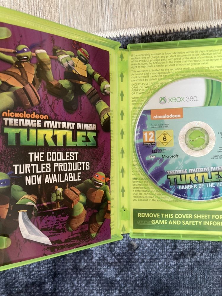 Gra Xbox 360 turtles żółwie ninja