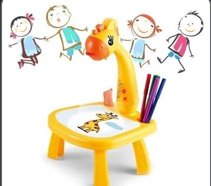 Інтерактивна дитяча іграшка дитячий стіл столик проектор для малювання