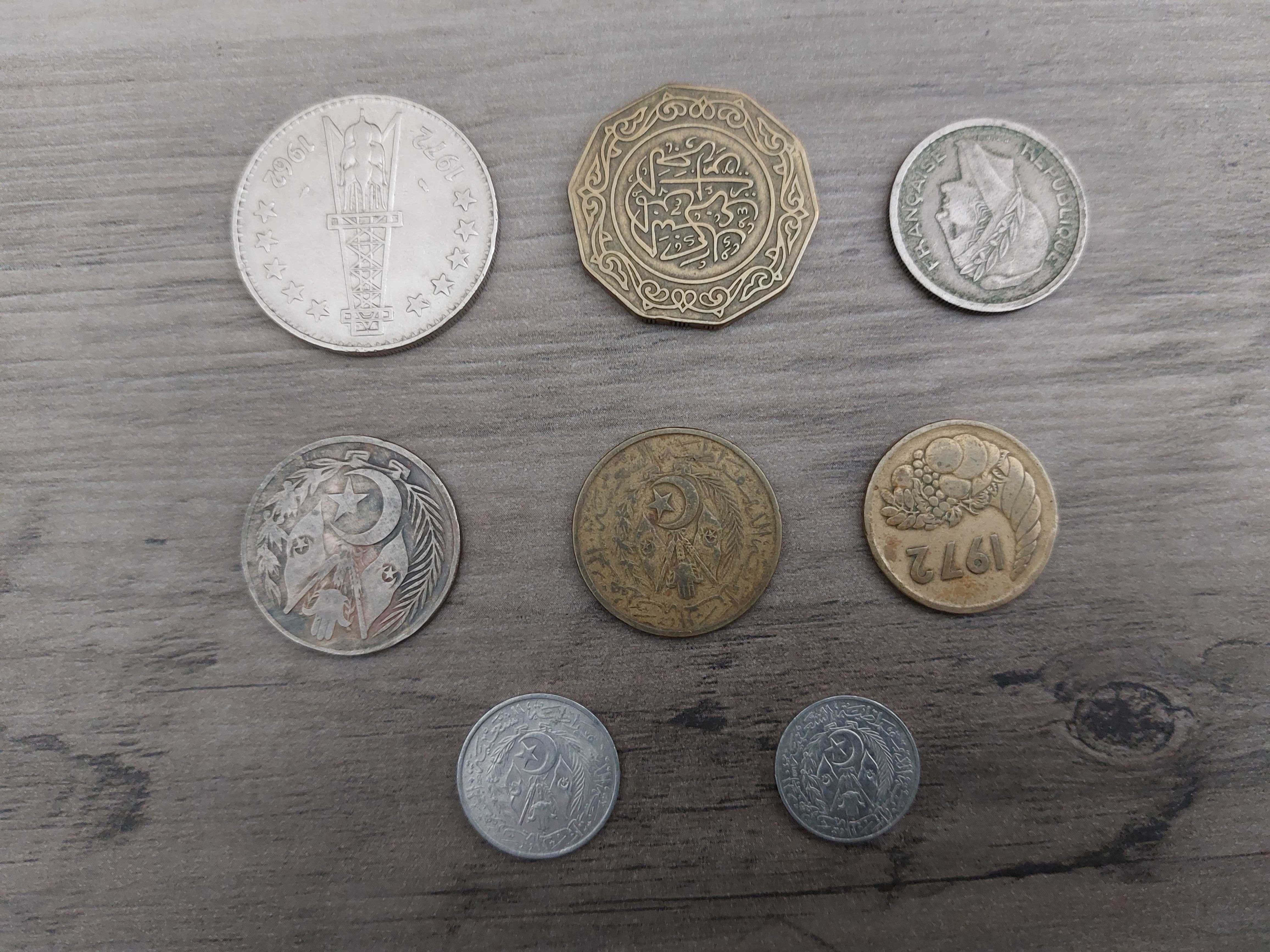 Lotes Moedas Estrangeiras - Argélia - Tunísia - Hong Kong