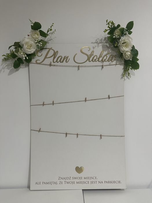 Plan stołów wesele