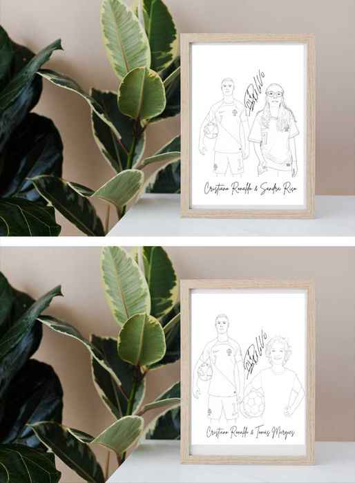 Retratos Personalizados – A Prenda Perfeita com o teu ídolo