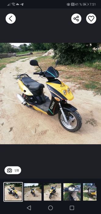 Срочно Продам 2 Скутера цена 180$