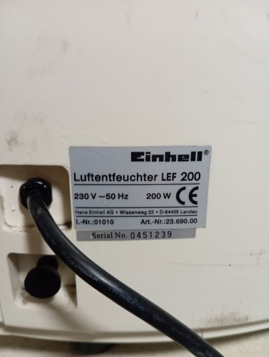 Осушувач повітря волого осушувач