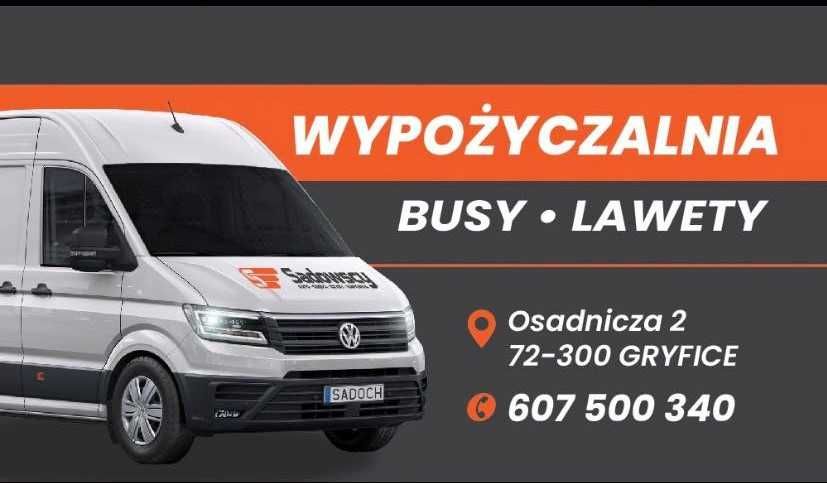 Wynajem busów autolawet wypożyczalnia samochodów dostawczych Gryfice