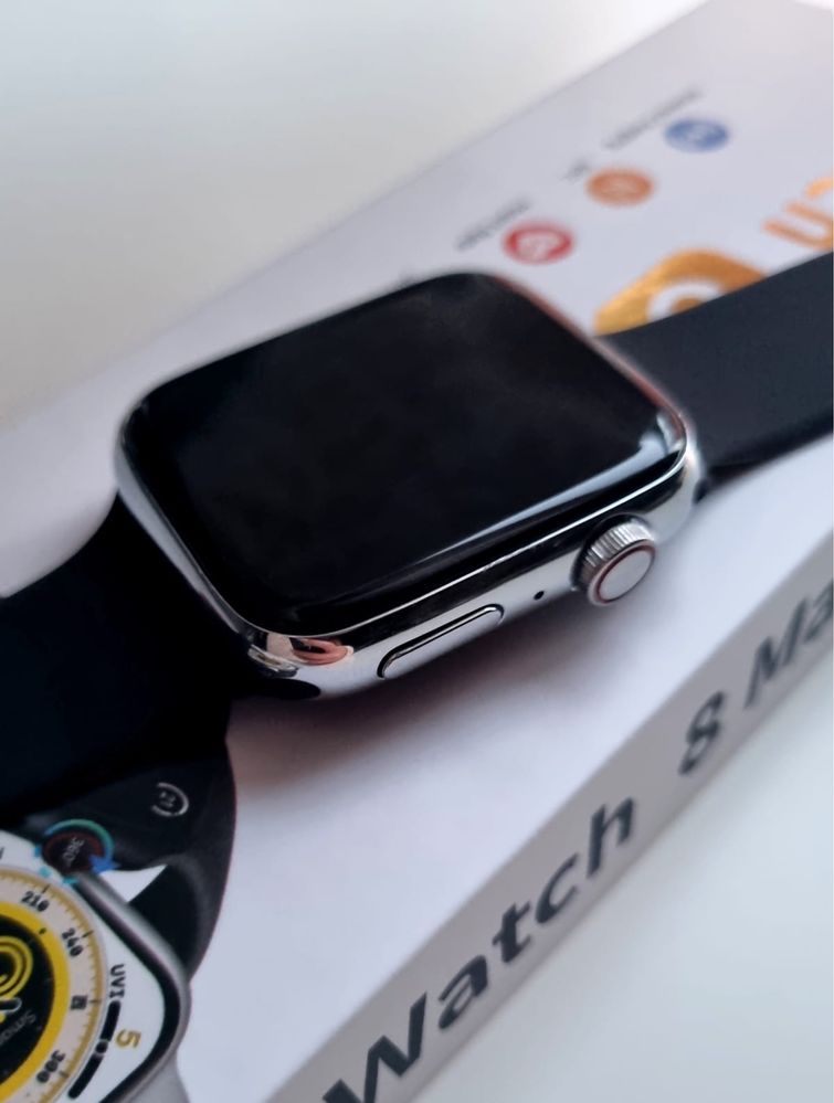 Smartwatch 8 max czarny pasek