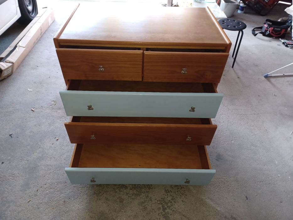 Cómoda + Armario muda fraudas de bebé