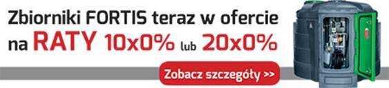 Zbiornik 2500 l na olej napędowy Dwu płaszczowy FORTIS OKAZJA! 2019r