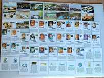 Rara Coleção da Fórmula 1 completa de 76 calendários de bolso da marca
