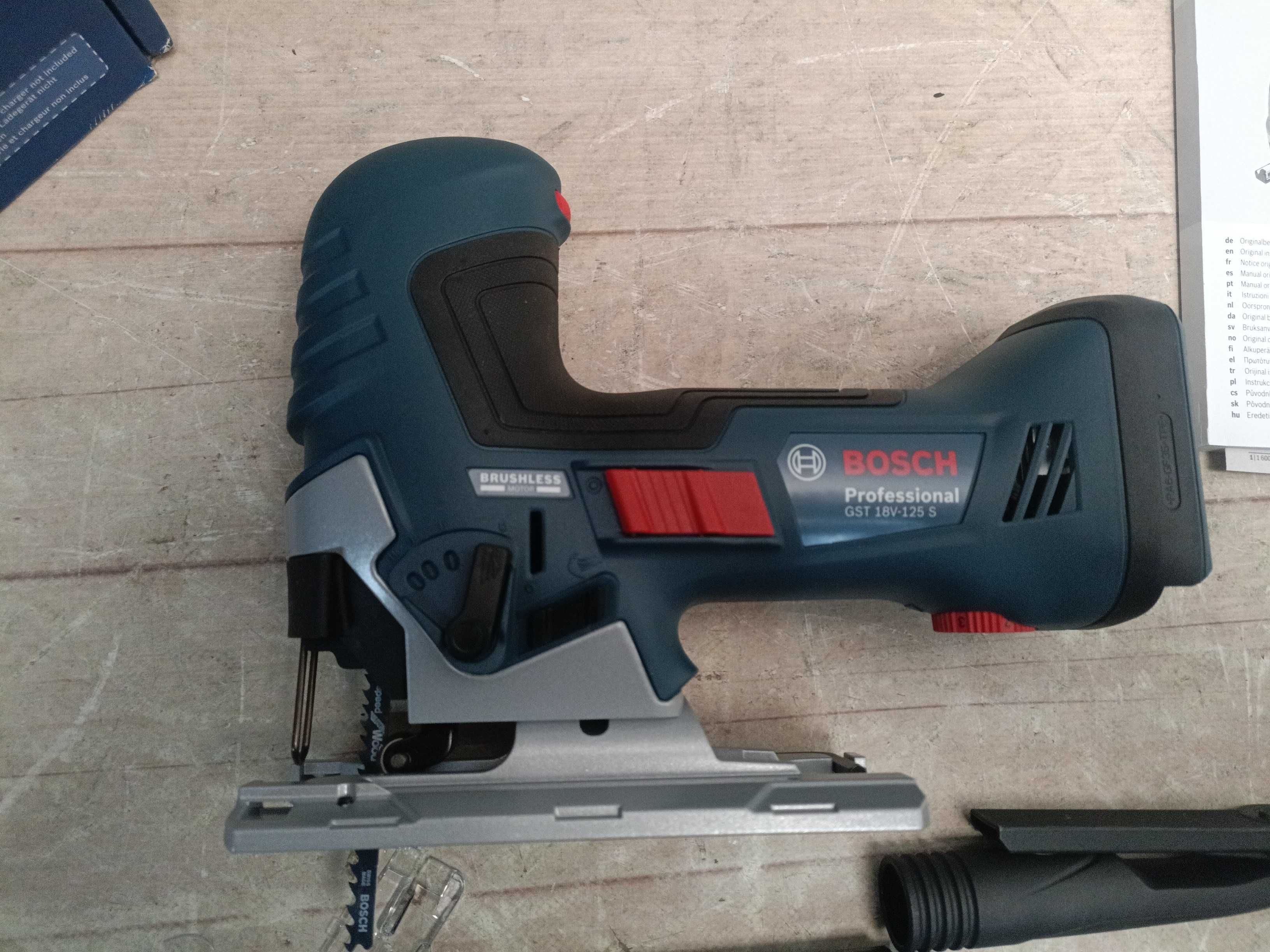 Bosch 18V GST 18V-125 S акумуляторний лобзик, 18В, безщітковий