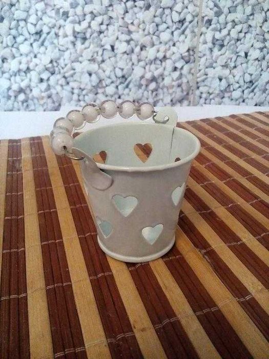 Відро декоративне мале металеве