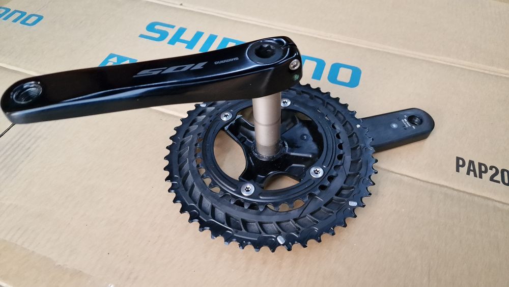 160mm Zdjęta z nowego roweru FC-R7100 Korba Shimano 105 12s krótkie