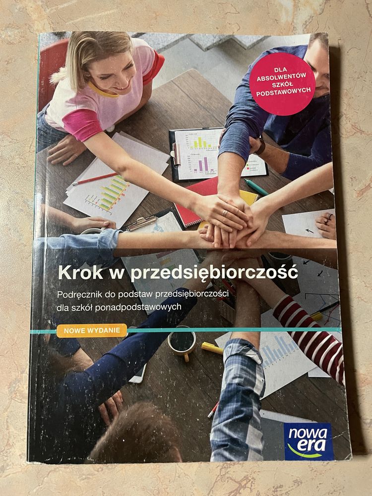 Podręcznik-Krok w przedsiębiorczość- klasa 1-2-3-4, technikum, liceum