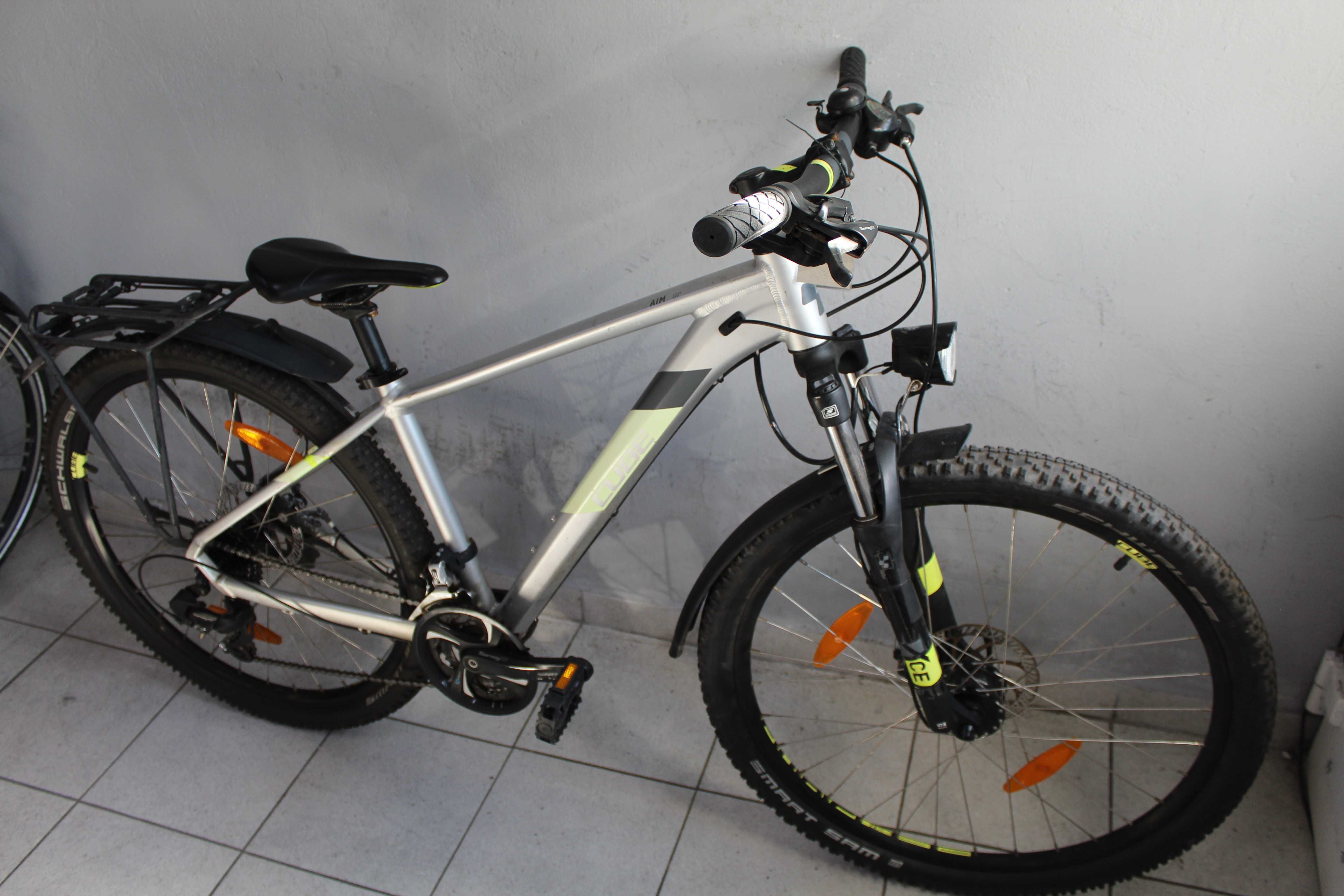 Rower MTB CUBE AIM , Rama 16" S, Koła 27,5",Ham. Tarcz. Oświet na dyna