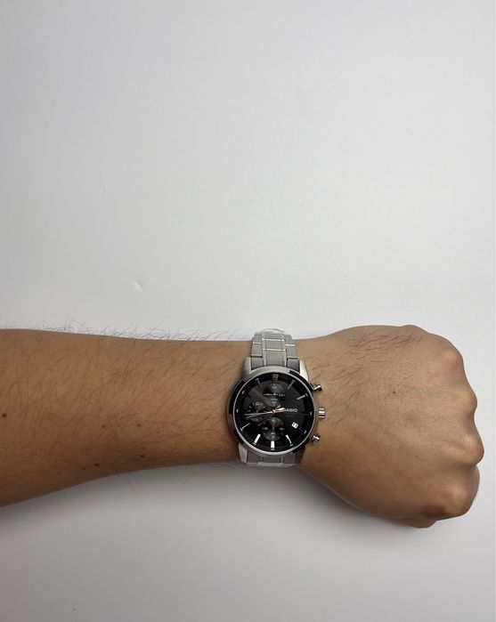 Casio mtp-e510d, чоловічий годинник касіо, касіо хронограф, casio mtp