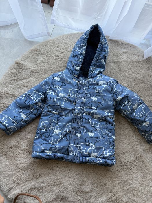 Kurtka kurteczka zimowa ocieplana ciepła 86 dla chłopca chłopięca