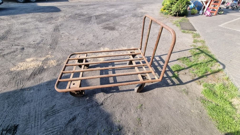 Wózek transportowy, magazynowy, towarowy  bardzo solidny