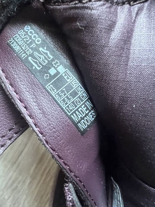 Зимние термо ботинки ecco новые