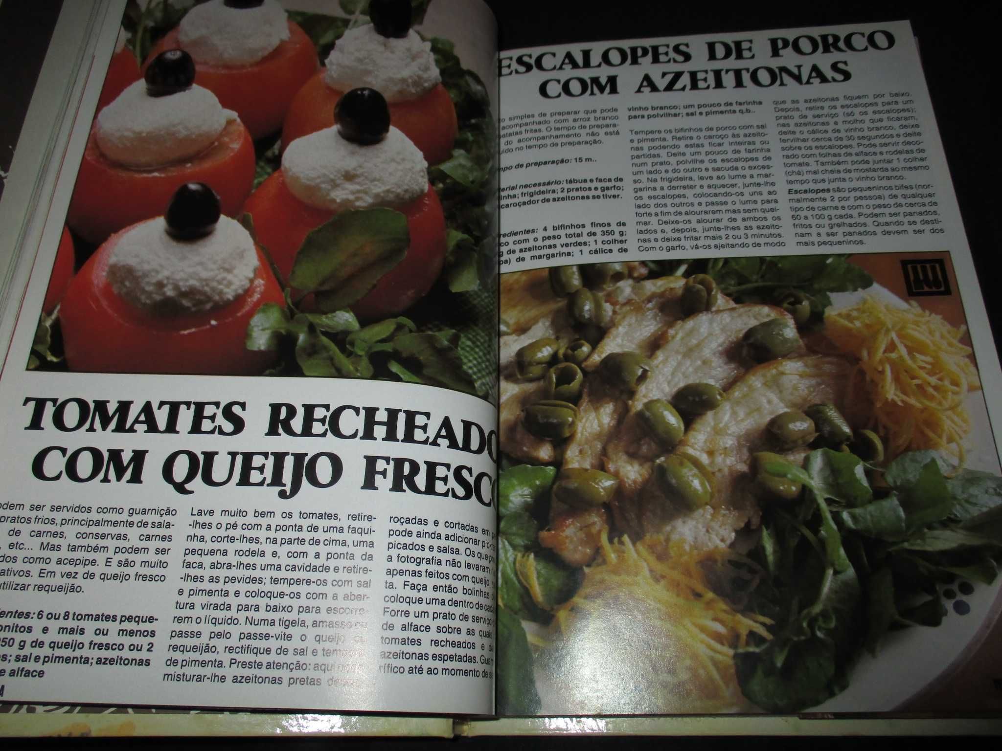Livro Tele culinária volume 8 Chefe Silva 1983