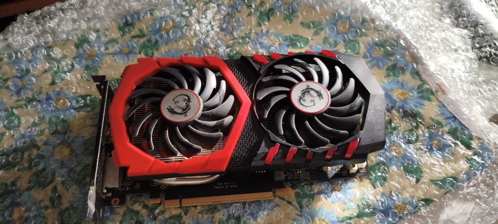 Відеокарта MSI PCI-Ex GeForce GTX1050Ti GAMING X 4GB GDDR5 (128bit)