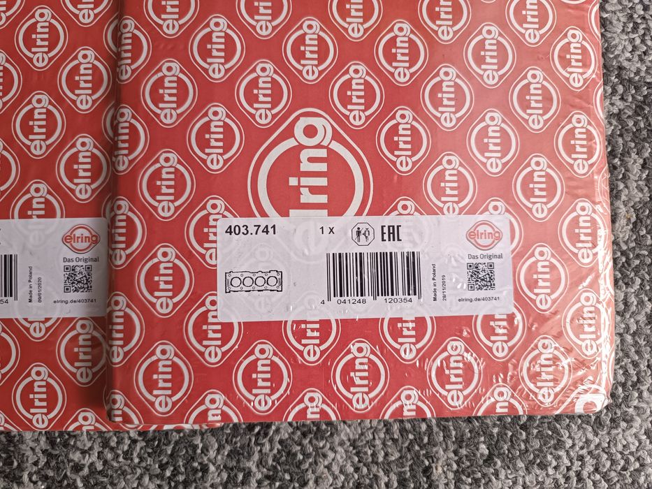Прокладка головки блоку циліндрів 403.741. ELRING
