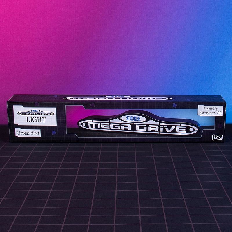 Sega Mega Drive подстветка логотип вывеска оригинал
