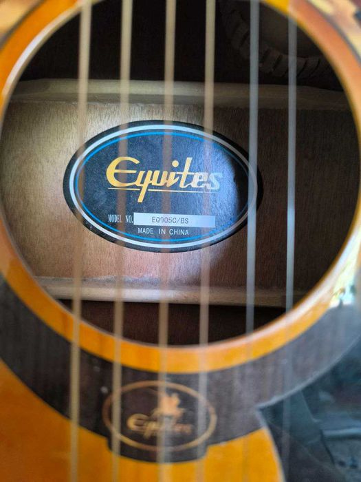 Акустична гітара Equites EQ905C/BS чохол в комлекті, нові струни