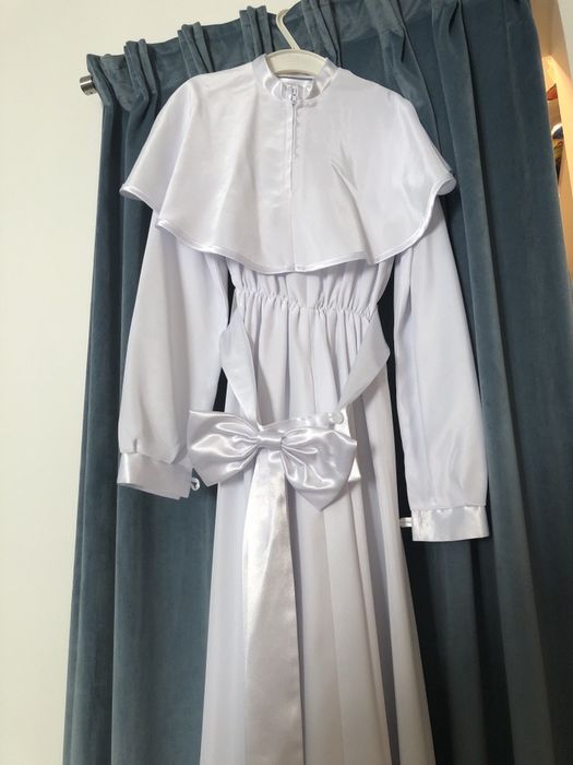 Alba sukienka komunijna r 128 pasek z kokarda