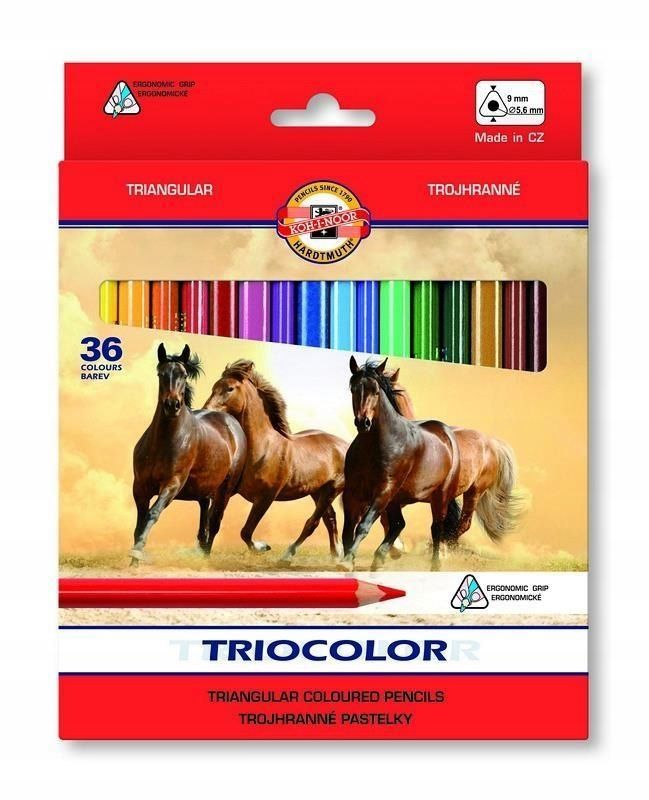 Kredki Triocolor 36 Kolorów, Koh-i-noor
