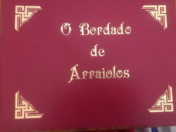ANTIGO!  BORDADO DE ARRAIOLOS edição de autor ano 1955 (2 volumes)