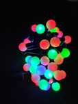 Гирлянда Шарики большие 6M 40L Rgb