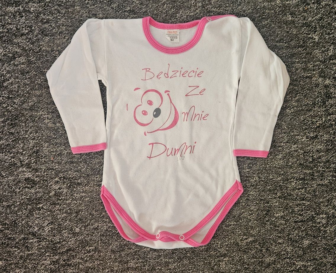 Body z napisem Będziecie ze mnie dumni r.92