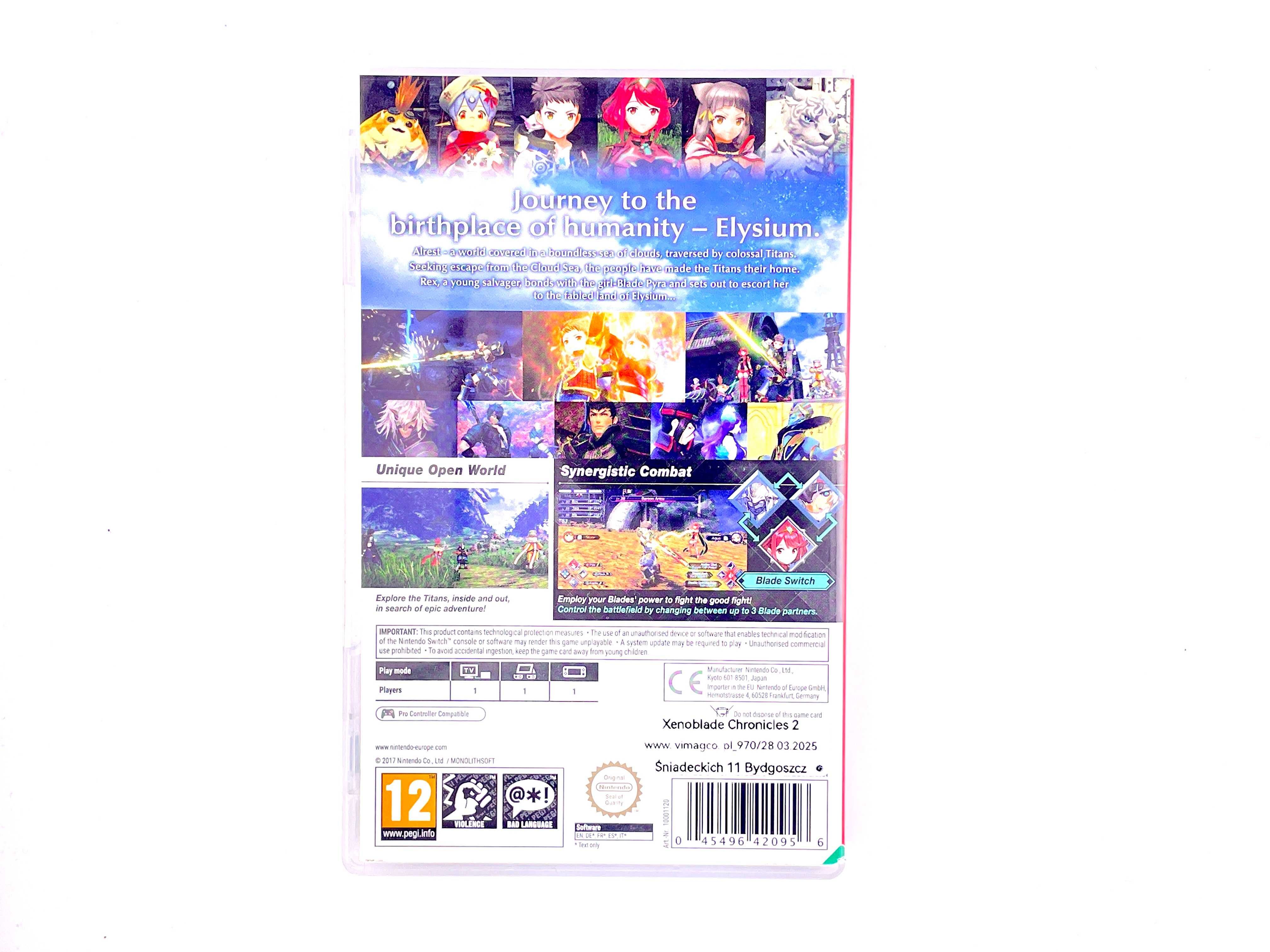 Xenoblade Chronicles 2 Nintendo Switch VIMAGCO.PL Bydgoszcz