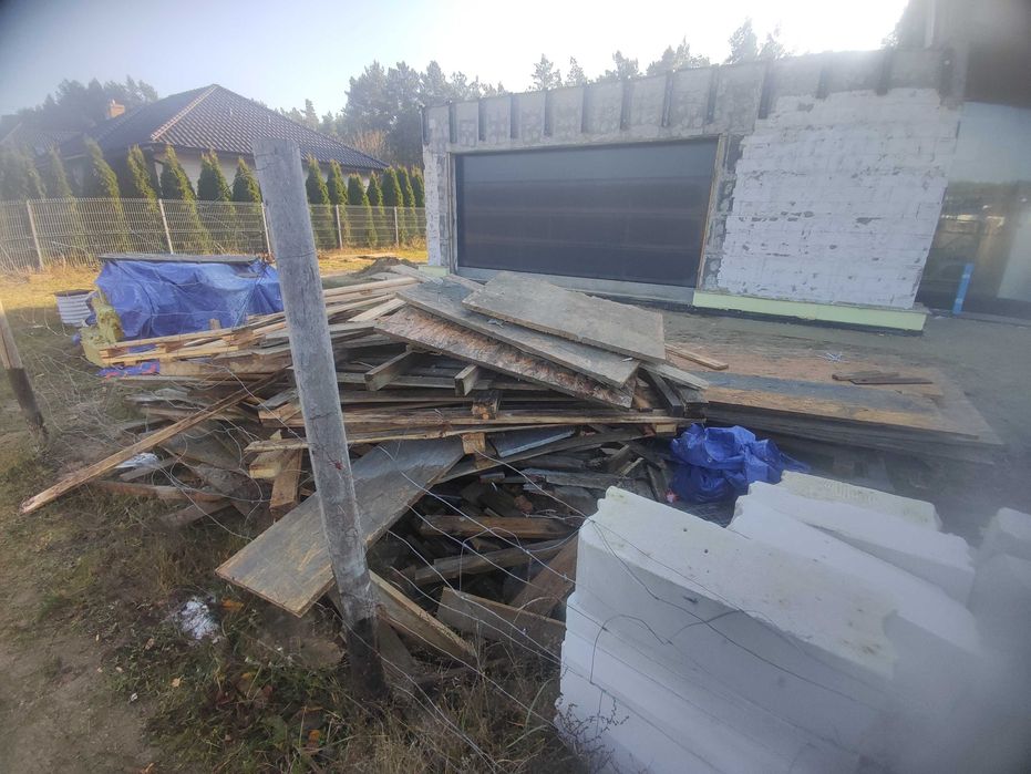 opał z używanych desek